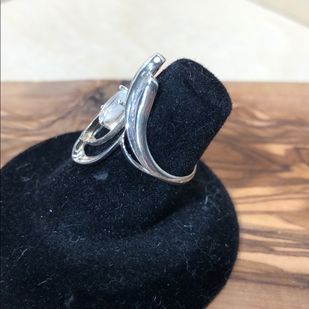 Artistic Moonstone Solid Sterling Statement Ring - image 6